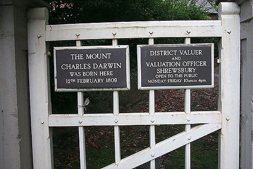 Sign on gate of The Mount