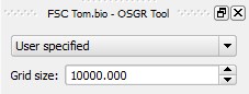 Tom.bio OSGR tool - user specified grid size