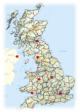 Location of consultation workshops 2014