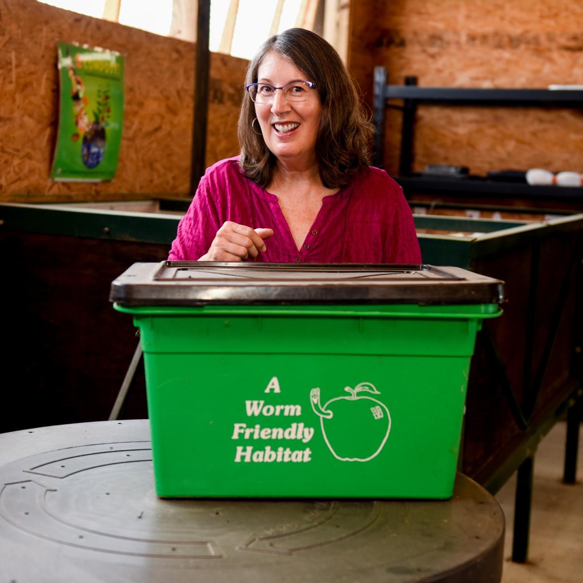 Rhonda Sherman, author of The Worm Farmer's Handbook