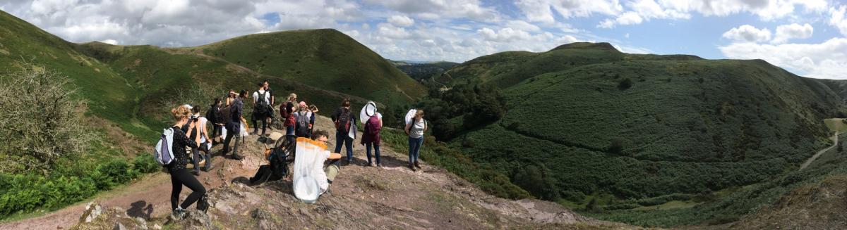 Young adults at carding Mill