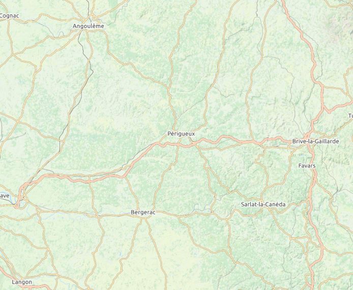 OSM TF Landscape theme for Dordogne area