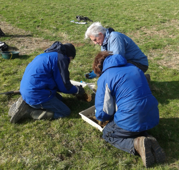 Biological sampling.  Photo: C Bell