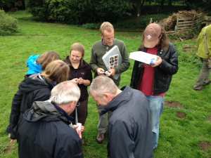 Attendees on the spider course.
