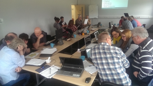 A QGIS course in action