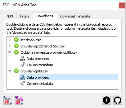 NBN Atlas tool downloads tab