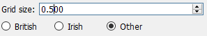 OSGR Tool user-specified grid option