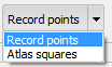 NBN Atlas Tool points or squares