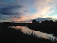 Flatford in the evening. C Bell Flatford in the evening. C Bell