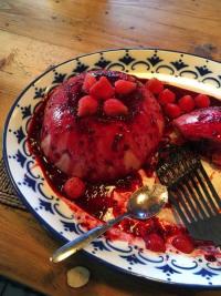 Summer pudding served at Knepp!